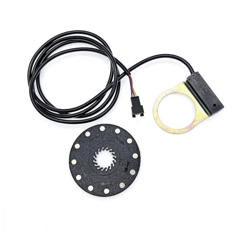 JZK Elektrofahrrad Pedalassistent Sensor 3 polig, 12 Magnet PAS Sensor für E-Bike, E Bike Pas Sensor, Elektrofahrrad Pedalassistent Sensor, E-Bike Pedalsensor