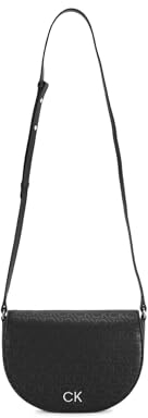Calvin Klein CK Daily Saddle Bag Pebble_Epi Mono Black Epi Mono