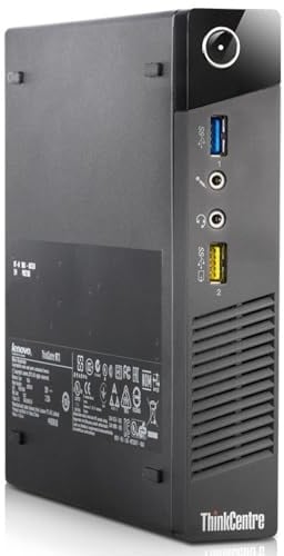 Lenovo ThinkCentre M73 Tiny PC Computer Intel i5-4590T, memoria RAM 8GB, Disco SSD 240GB Windows 10 Pro (reacondicionado)