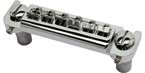 Göldo One-Piece Bridge 81,5mm, Chrom - Gitarren Ersatzteil