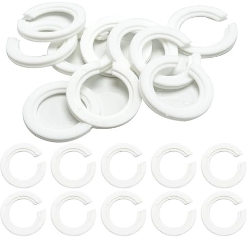 Kit de convertidor de pantalla de lámpara de 10 piezas, adaptador de arandela de anillo reductor para diferentes pantallas de lámpara
