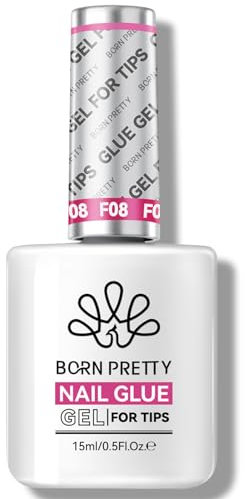 Born Pretty Nagelkleber Für Kunstnägel 15ML - 6 in 1 Clear Stark Nail Glue Extra Für Nagelverlängerung Gel, Blooming Gel, Base Gel Top Coat, Aufbaugel und Verstärkungsgel für Nail Art Design