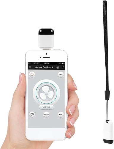 CYSFETENA Intelligente Universal IR Fernbedienung Adapter für Smartphone, 8m Reichweite Handy Fernbedienung für TV Klimaanlage DVD & mehr, Smartphone-IR-Fernbedienungs Adapter