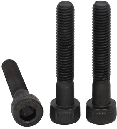 Aqxypas M2 M2.5 * 28/30/32/35/38/40/50 12,9 Grade Schwarz Carbon Stahl Volle Halb Gewinde DIN912 Cap Cup Kopf Schraube Innensechskant(20pcs M2x30 half)
