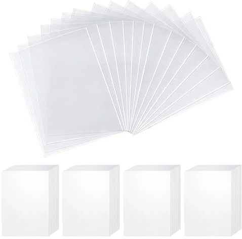 500 Pcs 7 x 10 cm Penny Sleeves, 2.5 X 3.5 Trading Card Sleeves Clear, Card Protector Sleeve for Collectible Protection, Standard Size Cards Sleeve for Board Game Sport Playing