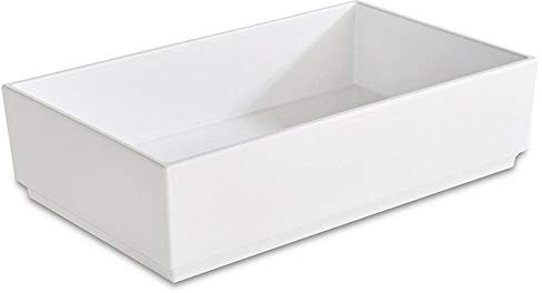 APS 15477 Schale/Bento Box ASIA PLUS, 15,5 x 9,5 cm, Höhe 3 cm, Melamin, weiß