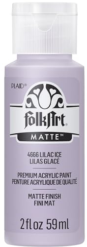 FolkArt Acrylic Paint, 2 oz, Lilac Ice 2 Fl Oz