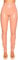 Koucla - Pantaloni da donna a vita alta effetto bagnato, effetto pelle lucida, con zip, rosa antico, XL