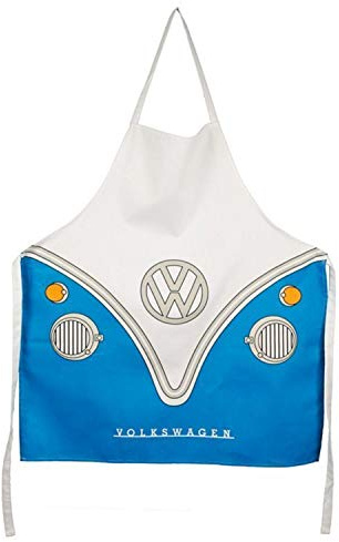 Puckator Volkswagen Bulli VW Bus T1 Blau Schürze aus Baumwolle