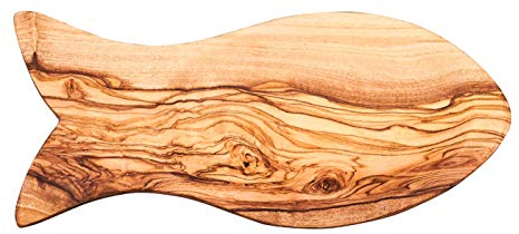 Schale ca. 22x10cm Olivenholz Fisch Sushi Holzschale Dekoschale Snacks Dip Antipasti Küche Unikat Holz