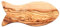 Schale ca. 22x10cm Olivenholz Fisch Sushi Holzschale Dekoschale Snacks Dip Antipasti Küche Unikat Holz