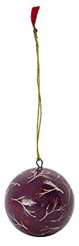 House Doctor 257850204 Ornament, Mache, Rot, Dia: 8 cm