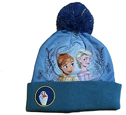 Die Eiskönigin Anna, ELSA und Olaf Wintermütze (blau, 54)
