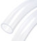 sourcing map Tuyau Flexible PVC Transparent Vinyle Tube PVC 50mm Diamètre Interne 58mm Diamètre Externe 1 Mètre de Longueur Flexible Léger pour Eau Tube Air Ligne