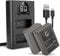 CELLONIC, Battery for Camera compatible with Olympus BLN-1, OM-D E-M1, E-M5 Mark II, PEN‑F (7.4V, 1140mAh) 2 Pieces + Dual Charger