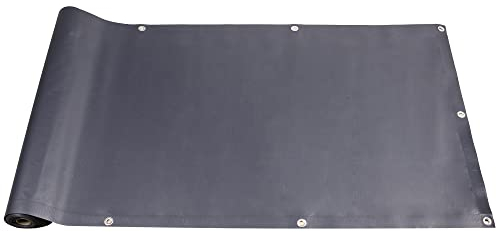 Top-Multi Balkon Sichtschutz PVC Balkonbespannung Anthrazit 0,75m x 6m