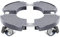 Linkax Pflanzenroller Ø 35-48cm, Rollbrett Pflanzen bis 150 KG, Untersetzer Blumentopf Gross Pflanzentopf für Außenbereich Sonnenschirmständer, Mülleimer, Regentonne, Wasserfass, Weinregal