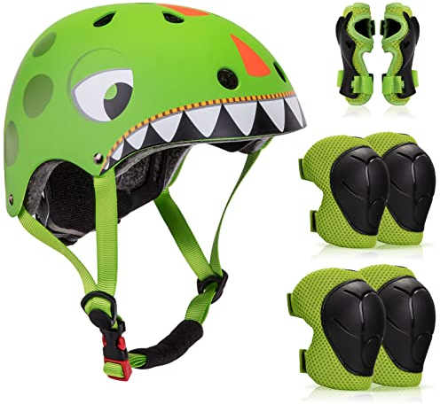 Kinderhelm für 2 3 4 5 Jahre Jungen Mädchen, Größe: 50-54 cm, Verstellbar Kind Fahrradhelm Jugend Skaterhelm, Helm für Fahrrad Skateboard Scooter Motorrad