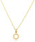 Made by Nami Minimalistische Halsketten mit Anhänger • Dezente Damen Edelstahl Halskette mit starkem Karabiner-Verschluss • Choker-Kette Frauen & Mädchen • Filigrane Gliederkette (Sonne Gold)