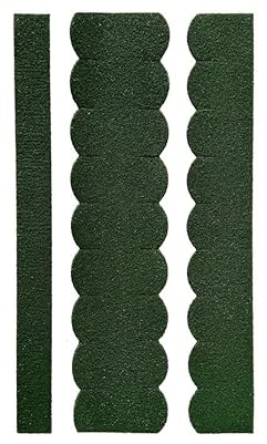 1 Set Dachschindeln Biberschwanz (46 mm + 415 mm lang) grün Minidachschindeln, Schindelstreifen, Dachdeckung, Hundehütte, Nistkasten, hergestellt in der Werkstatt für behinderte Menschen