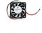 JZK Mini ventilateur 60 x 60 x 10 mm 2 broches DC 24 V avec câbles 6010 Petit ventilateur silencieux 60 mm 6 cm 24 V CC sans balais pour boîtier PC imprimante 3D avec câble et prise