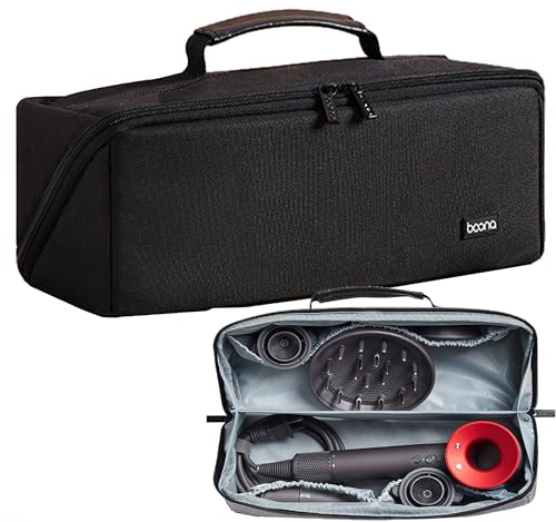 YUEMING Borsa universale per asciugacapelli, Porta da Viaggio Compatibile con Dyson Airwrap Styler, Porta asciugacapelli, Custodia portatile da viaggio per cosmetici (Nero)