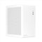 Nuwo Eguera A123 Case Compatto MicroATX per PC Desktop Office Mini Tower 0.6MM SPCC, USB 3.0, Pannelli Laterali in Mesh, Bianco