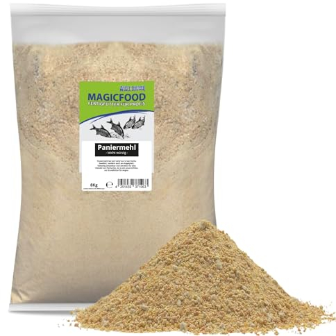 MagicFood Angelfutter Basismix Grundfutter Groundbait 8KG (Paniermehl)