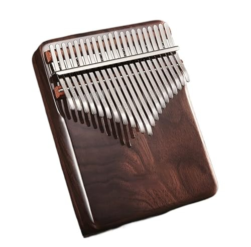 Daumenklavier 17/21-Ton Kalimba Aus Schwarzem Walnussholz Massives Fingerklavierinstrument(21)