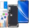 HLYGZX Display for iPhone 11 Pro Max LCD Screen Replacement FHD Touchscreen 3D Touch Face ID Digitizer Frame Assembly, Waterproof Adhesive, Repair Kits