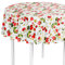 LILENO HOME Tischdecke abwaschbar als Meterware 140 cm rund (Schnittkante) in Erdbeeren Motiv - Wachstuchtischdecke wasserabweisend ideal als Tischtuch o. Tischläufer für Bierzeltgarnitur