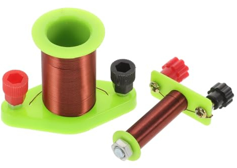 SOESFOUFU Induktionsspule Elektromagnetische Spule Lehrspule Physik Experimentierspule Solenoidspule Kupferspule Experimentierinstrument