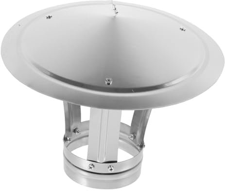 MAGICLULU Rain Hat Stainless Steel Chimney Cover Roof Vent Cover for Outdoor Use Chimney Rain Cap