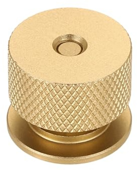 PATIKIL Pipeliner Welding Hood Helmet Fasteners, Aluminum Alloy Headgear Replacement Parts Inside Anti-Slip Rubber Pad with Hole for Hard Hat Accessories, Gold