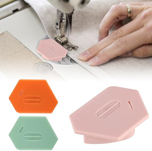 WQDD STANPET 3 Stück Magnetische Nahtführung - Nähmaschinen Zubehör mit Magnetischer Nahtführungslehre, Präzisionswerkzeug für Gleichmäßige Saum- und Nahtabstände an Alle Nähmaschinen