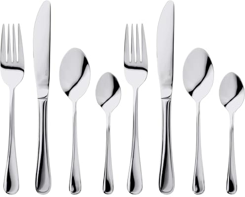 Judge Lincoln 24-Piece Stainless Steel Cutlery Set in Gift Box for 6 People, Dishwasher Safe - 25 Year Guarantee (Pack of 2)