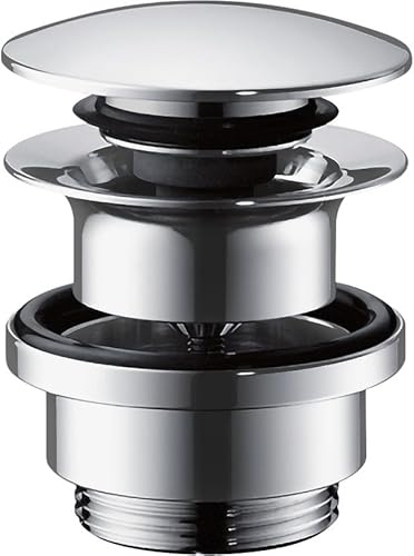 hansgrohe Push-Open-Ablaufgarnitur für Waschtisch- und Bidetmischer, chrom