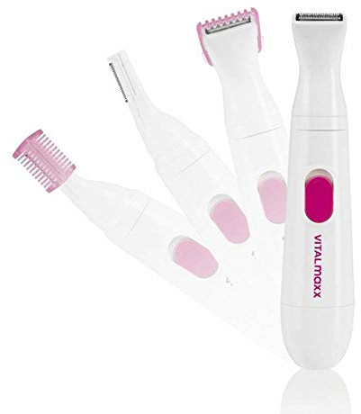 VitalMaxx SensiShave Damenrasierer Weiß, Pink