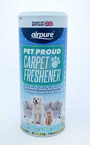 Airpure Pet Proud Carpet Freshener 350g Wild Country Flowers