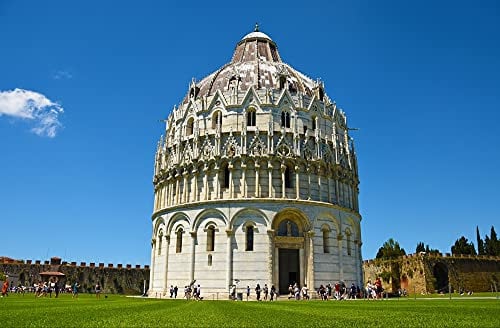 hansepuzzle 41720 - Pisa Puzzle 500 Teile | Orte Puzzle mit hochwertiger Puzzle Aufbewahrung: Kartonbox und wiederverschließbarem Beutel | Puzzle-Maße: 46 x 30 cm