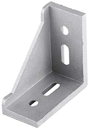 5 stücke 3060 Aluminiumlegierung Eckverbinder Rechtwinklig L Form Eckverbinder Verschluss 58x58mm * 28mm