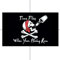SHATCHI 5x3ft Flag Smiley Emoji/Jolly Roger/Red Scarf/Rum Skull Spooky Halloween Christmas Treasure Hunt Kids Banner Table Cover Party Decorations