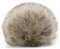 styleBREAKER Kunstfell Bommel für Mützen und Beanies, Fake Fur, Winter Fellbommel 04024161, Farbe:Beige-Grau