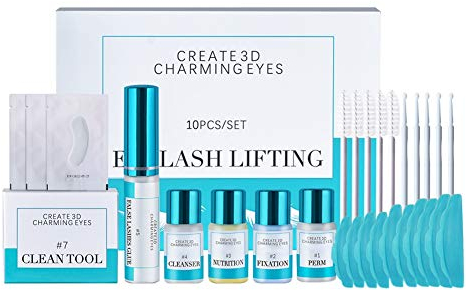 Wimpernverlängerung Set, Weixinbuy Wimpern Curling Makeup Tools, Eyelash Lifting Kit,Semipermanente Curling-Dauerwellen-Welle, geeignet für den Salon