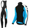 Uglyfrog Herren Radtrikot Set Fahrrad Trikot Langarm + Radhose mit Sitzpolster Fahrradbekleidung MTB Sportanzug Fleecefutter