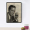 Nacnic Poster Humphrey Bogart. Vintage Stil Poster von Musiker, Schauspieler, Erfinder... Größe A4
