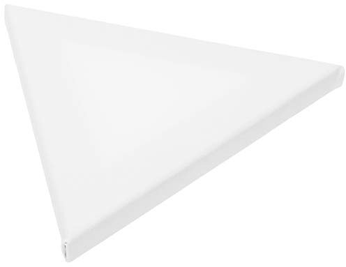 Dreieckige Paneele zum Malen, Baumwolle, grundiert, säurefrei, für Künstler, Maler, Studenten, Kinder, 15 x 1,5 cm, 2 Stück