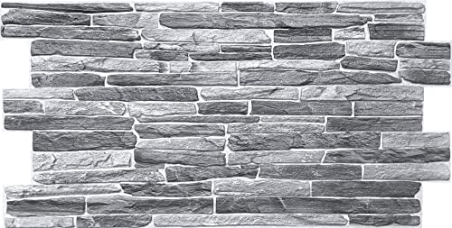 ca. 7qm/15 Stück 3D PVC FLIESEN Wandpaneele Wandverkleidung PVC-Verkleidung Holz oder Stein Imitat 1 mm stärke!