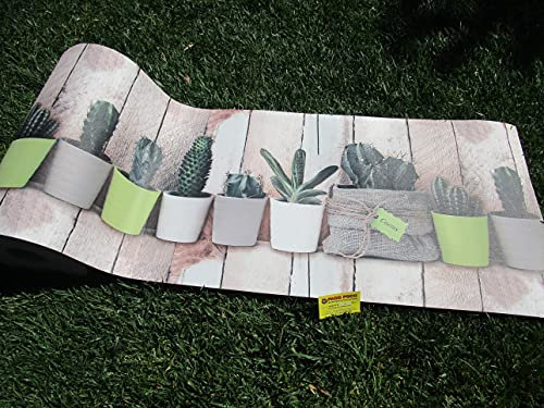 PAGO POCO Tappeto Fantasia CACTUS in Stampa Digitale con fondo gomma Euro 0,07 Cent. al Metro.In Tutte Le Misure MADE IN ITALY!!!! NOVITA'2021!!! (50x280)