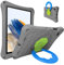 DOOPDO Hülle passend für Samsung Galaxy Tab A8 2022 SM-X200/SM-X205/SM-X207, leichtes EVA, kinderfreundlich, stoßfest, 360 drehbarer Griff, Klappständer, Tablet (Gray), 10.5 x 6.2 0.3 inches